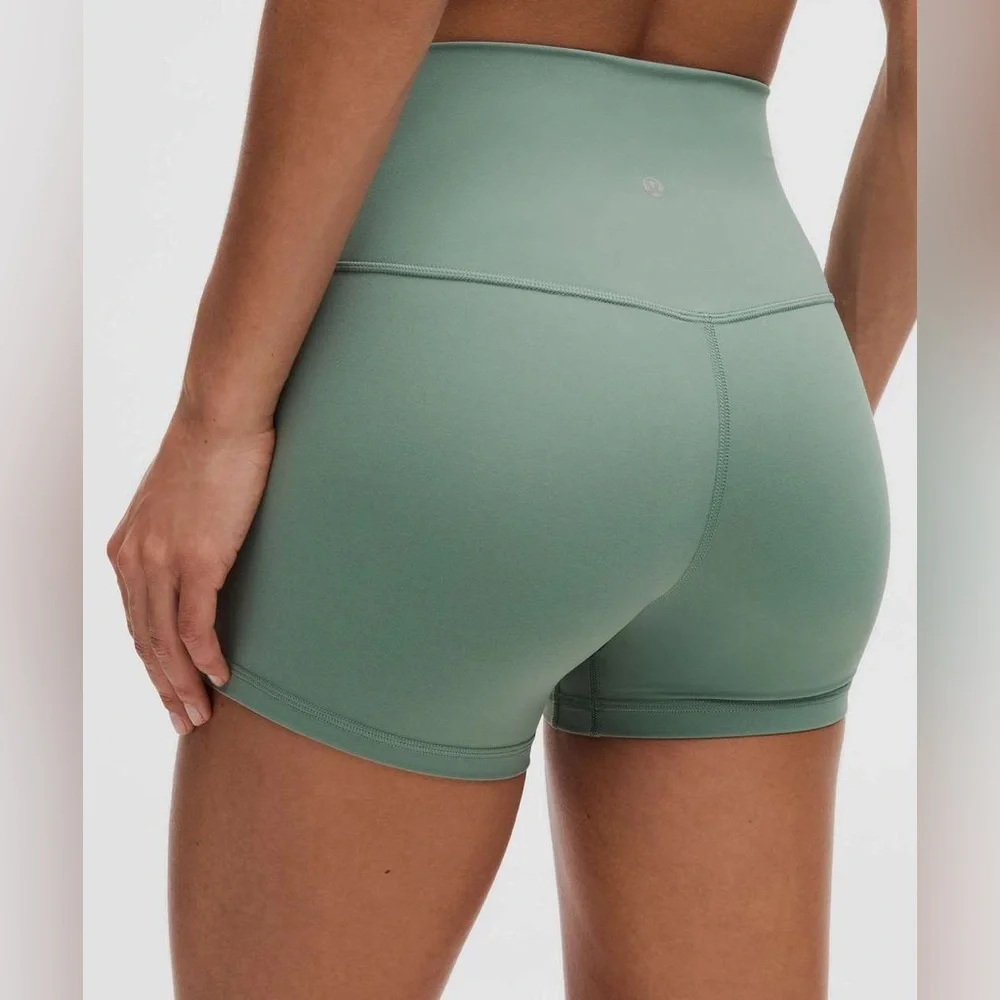 Lululemon Align High-Rise Short 4” - Crater Blue, Size 12 - Picture 5 of 5